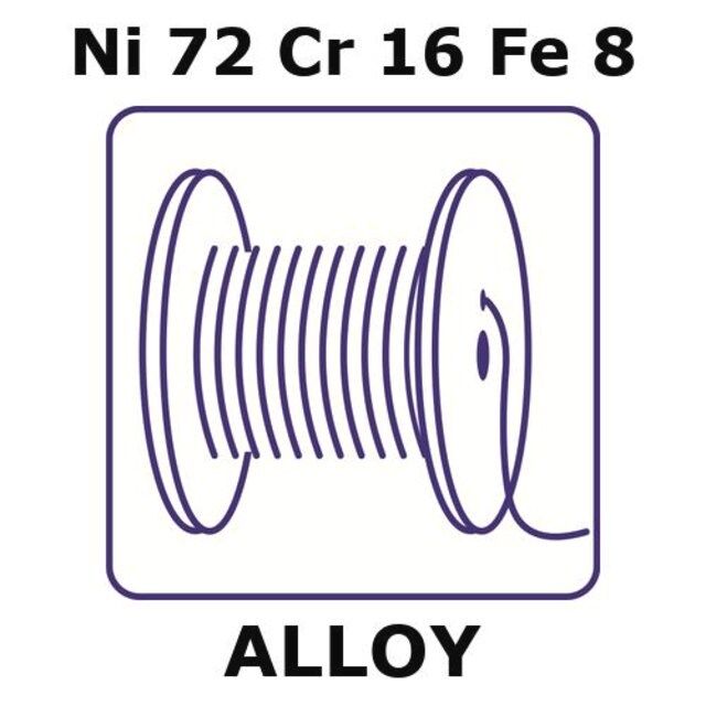 Inconel<sup>®</sup> alloy 600-heat resisting alloy, Ni72Cr16Fe8