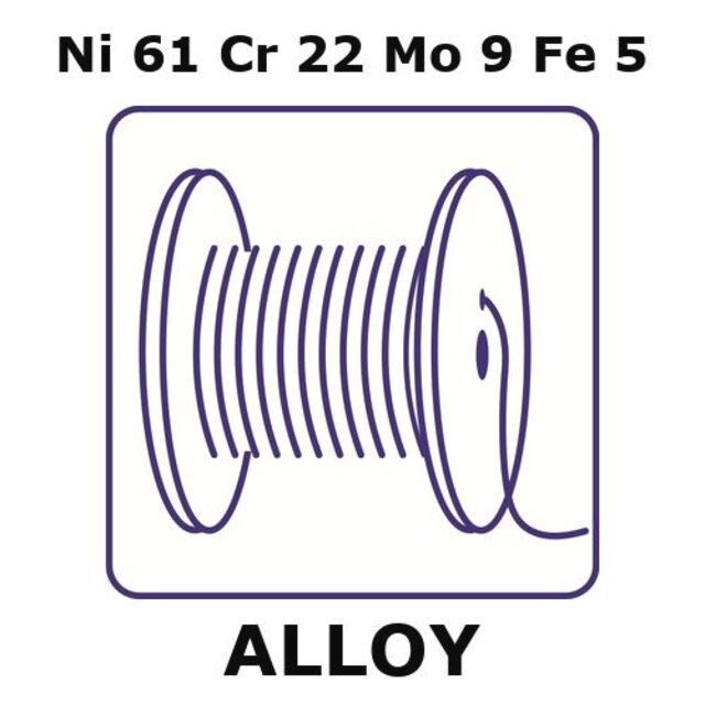 Inconel<sup>®</sup> 625-corrosion resistant alloy, Ni61Cr22Mo9Fe5