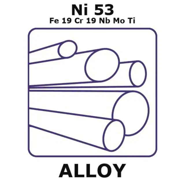 Inconel<sup>®</sup> alloy 718-heat resisting alloy, Ni53Fe19Cr19NbMoTi