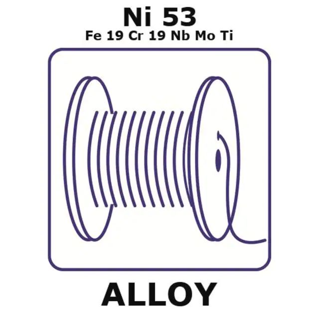 Inconel<sup>®</sup> alloy 718-heat resisting alloy, Ni53Fe19Cr19NbMoTi