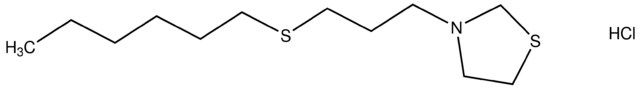 hexyl 3-(1,3-thiazolidin-3-yl)propyl sulfide hydrochloride