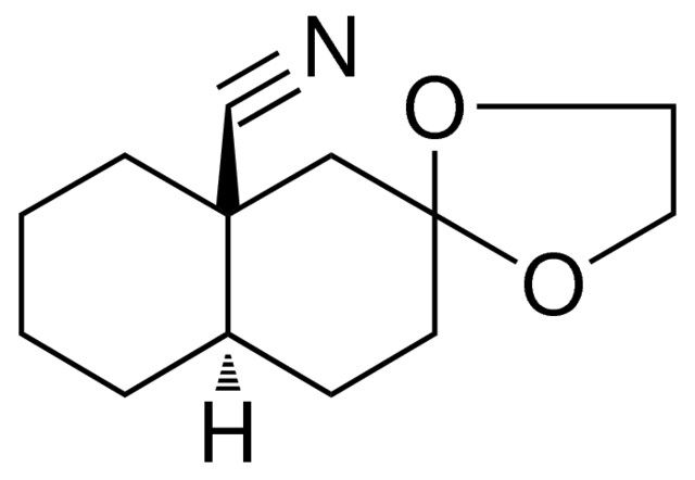 HEXAHYDRO-SPIRO((1,3)DIOXOLANE-2,2'-NAPHTHALENE)-8'A-CARBONITRILE