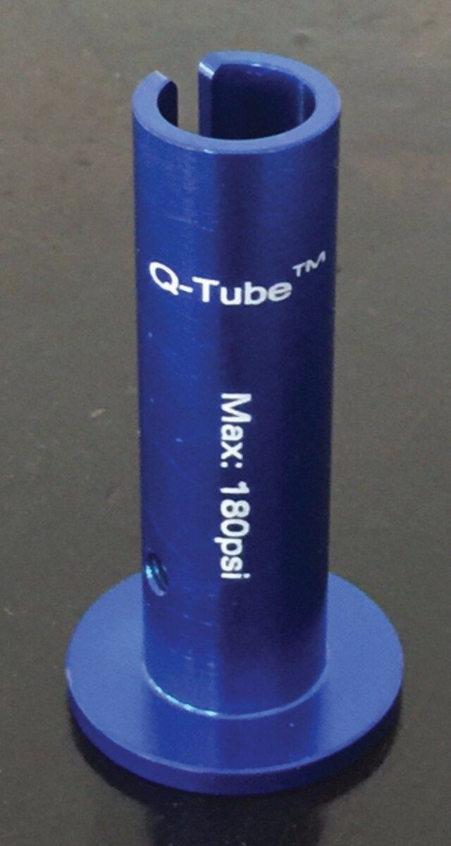 High pressure adapter for Q-Tube<sup>TM</sup>