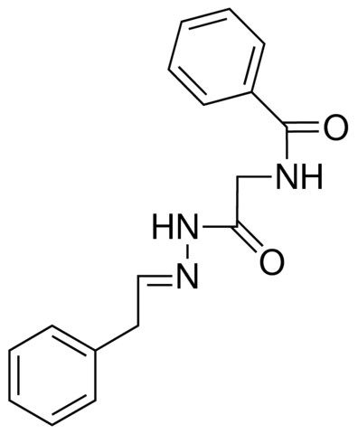 HIPPURIC (2-PHENYLETHYLIDENE)HYDRAZIDE