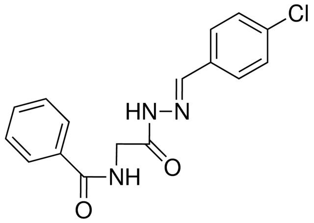 HIPPURIC (4-CHLOROBENZYLIDENE)HYDRAZIDE