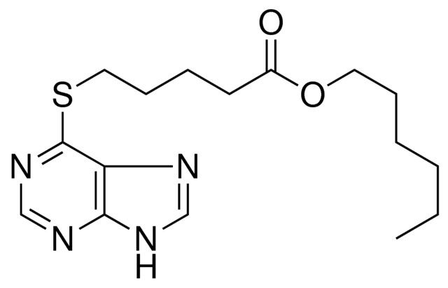 HEXYL 5-(9H-PURIN-6-YLTHIO)PENTANOATE