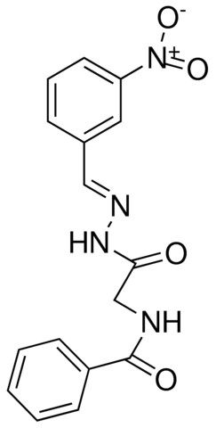 HIPPURIC (3-NITROBENZYLIDENE)HYDRAZIDE