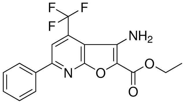 ETHYL 3-AMINO-6-PHENYL-4-(TRIFLUOROMETHYL)FURO(2,3-B)PYRIDINE-2-CARBOXYLATE