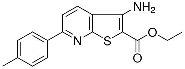 ETHYL 3-AMINO-6-(4-METHYLPHENYL)THIENO(2,3-B)PYRIDINE-2-CARBOXYLATE