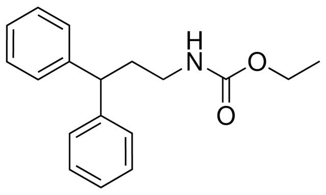 ethyl 3,3-diphenylpropylcarbamate