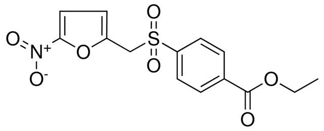 ETHYL 4-(((5-NITRO-2-FURYL)METHYL)SULFONYL)BENZOATE