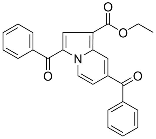 ETHYL 3,7-DIBENZOYL-1-INDOLIZINECARBOXYLATE