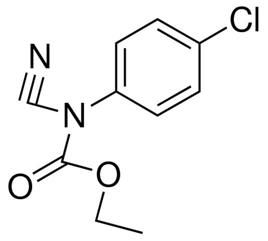 ETHYL N-(4-CHLOROPHENYL)-N-CYANOCARBAMATE