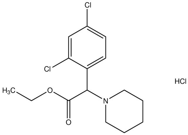 ethyl (2,4-dichlorophenyl)(1-piperidinyl)acetate hydrochloride