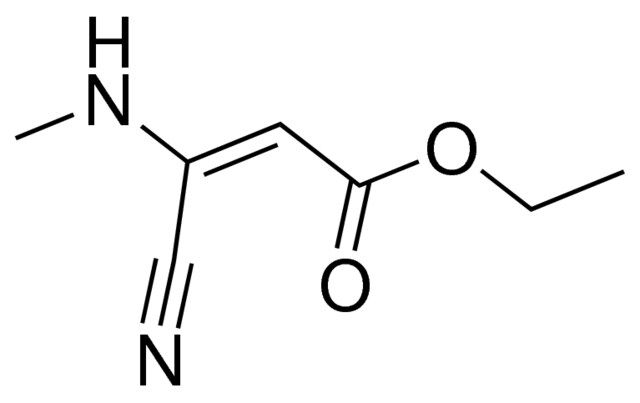 ethyl (2E)-3-cyano-3-(methylamino)-2-propenoate