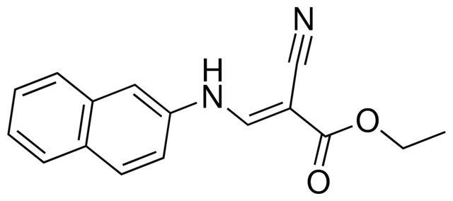 ethyl (2E)-2-cyano-3-(2-naphthylamino)-2-propenoate