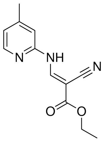 ethyl (2E)-2-cyano-3-[(4-methyl-2-pyridinyl)amino]-2-propenoate