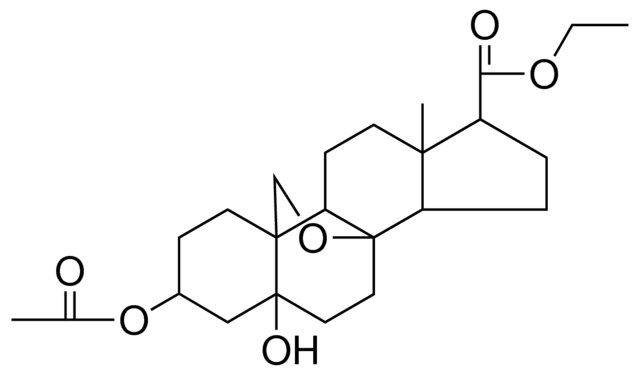 ETHYL 3-BETA-ACETOXY-8,19-EPOXY-5-HYDROXY-5-BETA-ANDROSTANE-17-BETA-CARBOXYLATE