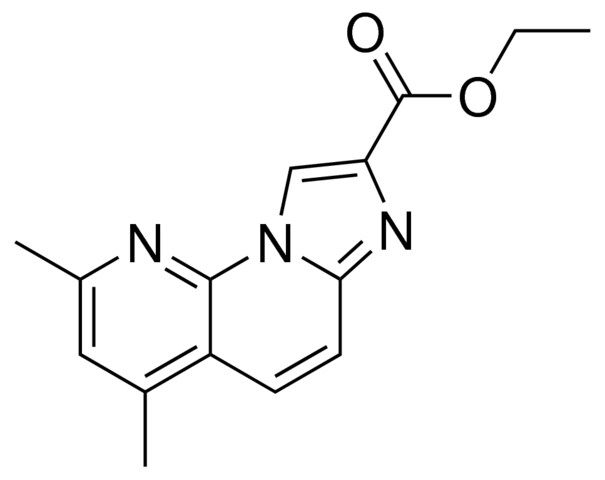 ETHYL 2,4-DIMETHYLIMIDAZO[1,2-A][1,8]NAPHTHYRIDINE-8-CARBOXYLATE