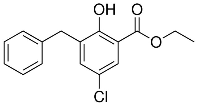 ETHYL 3-BENZYL-5-CHLORO-2-HYDROXYBENZOATE