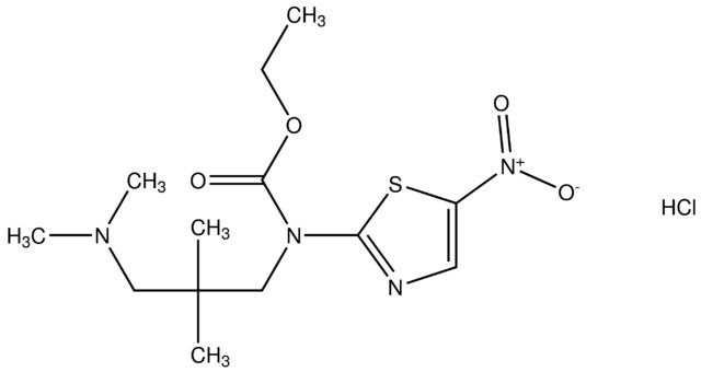 ethyl 3-(dimethylamino)-2,2-dimethylpropyl(5-nitro-1,3-thiazol-2-yl)carbamate hydrochloride