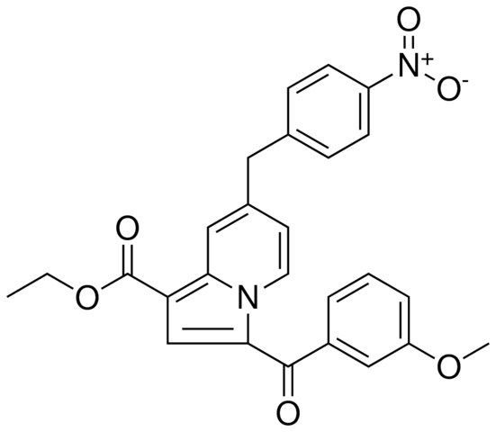 ETHYL 3-(3-METHOXYBENZOYL)-7-(4-NITROBENZYL)-1-INDOLIZINECARBOXYLATE