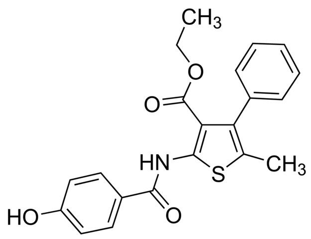 Ethyl 2-[(4-hydroxybenzoyl)amino]-5-methyl-4-phenyl-3-thiophenecarboxylate