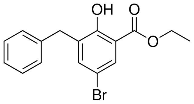 ETHYL 3-BENZYL-5-BROMO-2-HYDROXYBENZOATE