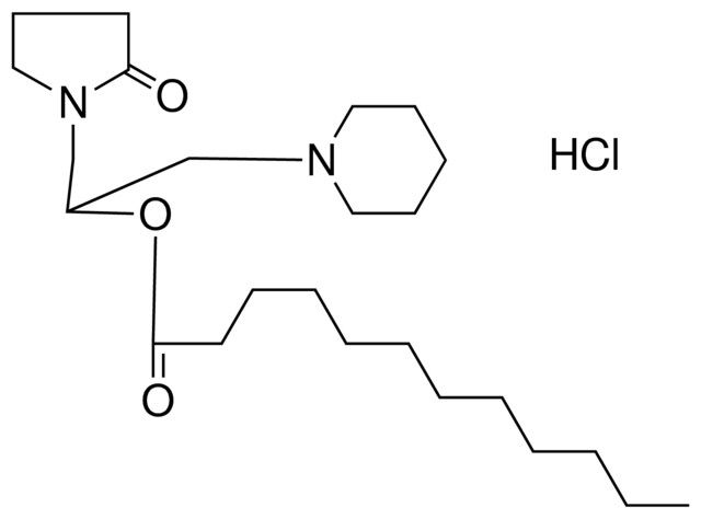 DODECANOIC ACID 2-(2-OXO-PYRROLIDIN-1-YL)-1-PIPERIDIN-1-YLMETHYL-ET ESTER, HCL