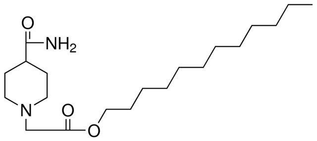 DODECYL 4-CARBAMOYL-1-PIPERIDINEACETATE