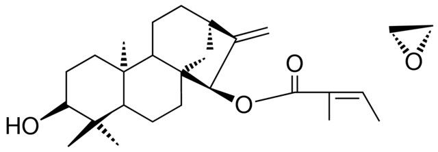 ENT-15ALPHA-ANGELOYLOXYKAUR-16-EN-3BETA-OL, 90% &16B,17-EPOXYKAURANE-3B-OL, 10%