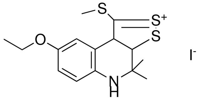 ETHOXY-DIMETHYL-METHYLSULFANYL-THIA-THIONIA-AZA-CYCLOPENTA(A)NAPHTHALENE, IODIDE