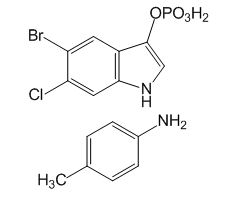 5-Bromo-6-chloro-3-indolyl phosphate-p-toluidine salt