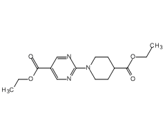 Ethyl 2-[4-(ethoxycarbonyl)piperidin-1-yl]pyrimidine-5-carboxylate