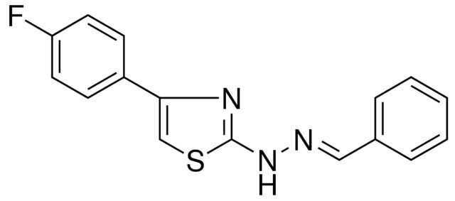 BENZALDEHYDE (4-(4-FLUOROPHENYL)-1,3-THIAZOL-2-YL)HYDRAZONE