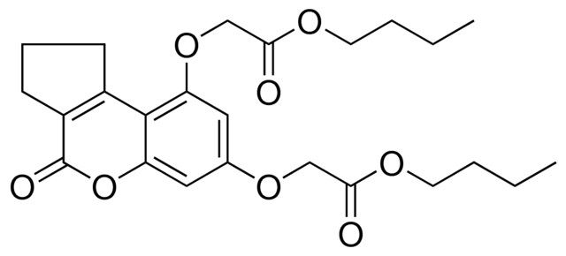 BUTYL {[7-(2-BUTOXY-2-OXOETHOXY)-4-OXO-1,2,3,4-TETRAHYDROCYCLOPENTA[C]CHROMEN-9-YL]OXY}ACETATE