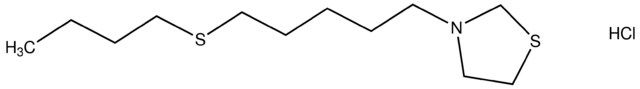 butyl 5-(1,3-thiazolidin-3-yl)pentyl sulfide hydrochloride