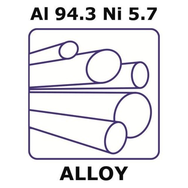 Aluminum-nickel alloy, Al94.3Ni5.7