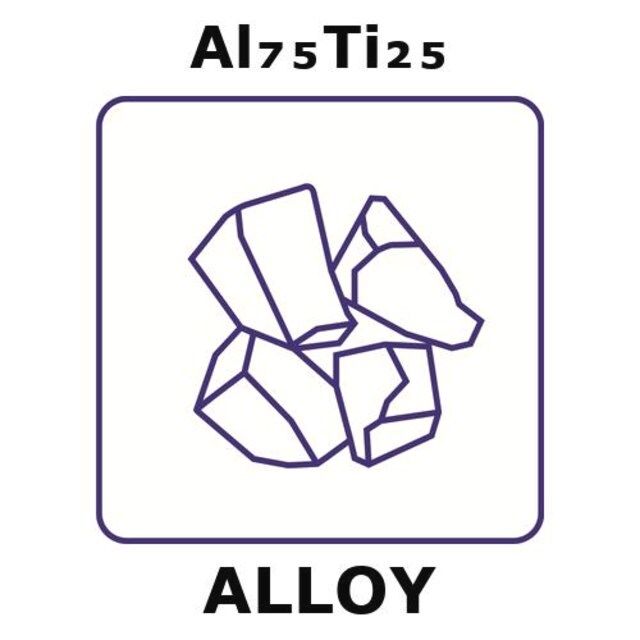 Aluminum-titanium alloy, Al75Ti25