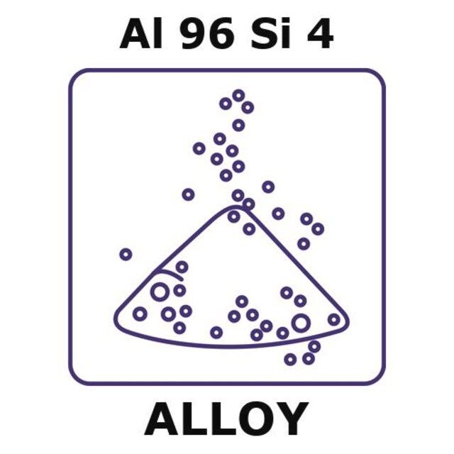 Aluminum-silicon alloy, Al96Si4