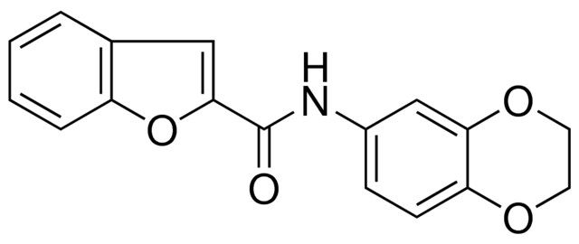 BENZOFURAN-2-CARBOXYLIC ACID (2,3-DIHYDRO-BENZO(1,4)DIOXIN-6-YL)-AMIDE