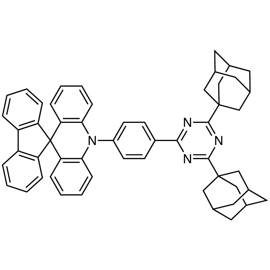 10-[4-[4,6-Di(1-adamantyl)-1,3,5-triazin-2-yl]phenyl]-10H-spiro[acridine-9,9'-fluorene] (purified by sublimation)