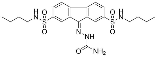 9-[(AMINOCARBONYL)HYDRAZONO]-N(2),N(7)-DIBUTYL-9H-FLUORENE-2,7-DISULFONAMIDE