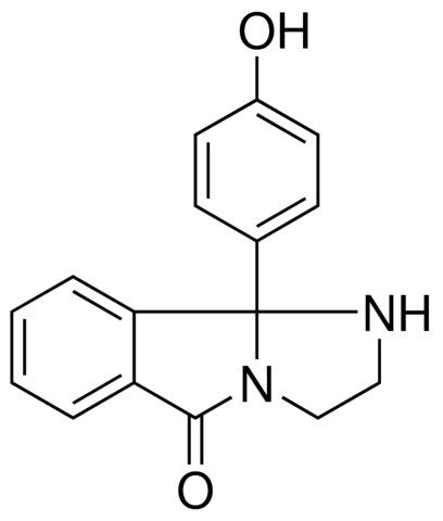 9B-(4-HYDROXYPHENYL)-1,2,5,9B-TETRAHYDRO-3H-IMIDAZO(2,1A)ISOINDOL-5-ONE