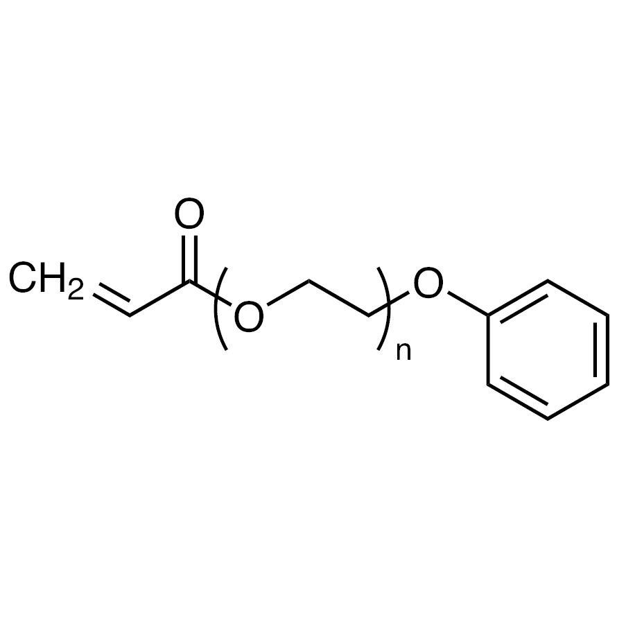 Phenoxypolyethylene Glycol Acrylate (n=approx. 2) (stabilized with MEHQ)