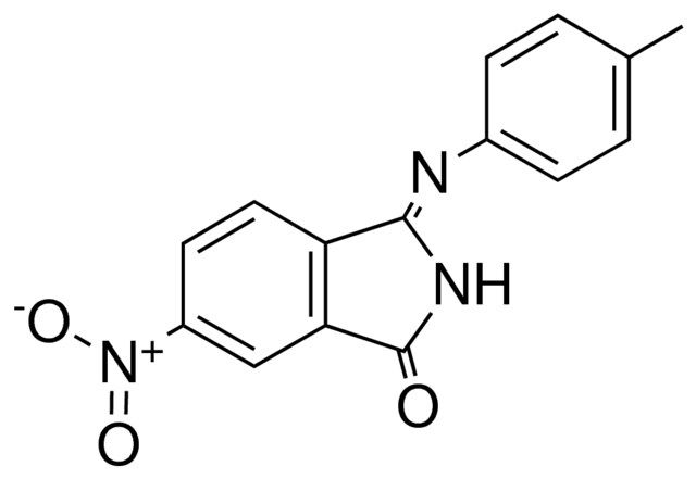 6-NITRO-3-P-TOLYLIMINO-2,3-DIHYDRO-ISOINDOL-1-ONE