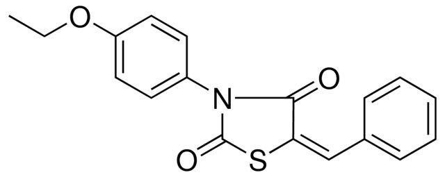 5-BENZYLIDENE-3-(4-ETHOXY-PHENYL)-THIAZOLIDINE-2,4-DIONE