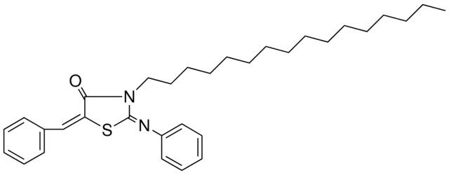 5-BENZYLIDENE-3-HEXADECYL-2-PHENYLIMINO-4-THIAZOLIDINONE