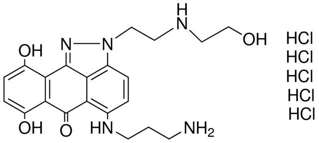 5-(AMINO-PR-AMINO)-DI-HO-2-(2-(HO-ET-AMINO)-ET)-2H-DIBENZO(CD,G)INDAZOL-ONE, HCL