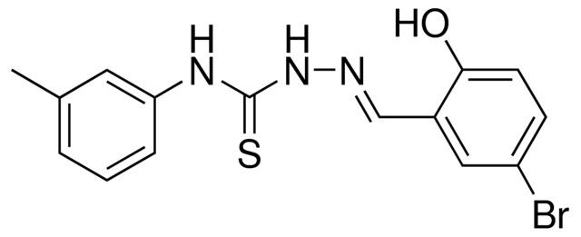 5-BROMO-2-HYDROXYBENZALDEHYDE N-(3-METHYLPHENYL)THIOSEMICARBAZONE